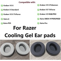 Cooling Gel ear pads For Razer Kraken X/V3X/V3/V3 RGB/V3 PRO,Kaira X/Kaira PRO headphones V3 X replacement Ear Pillow Earmuff