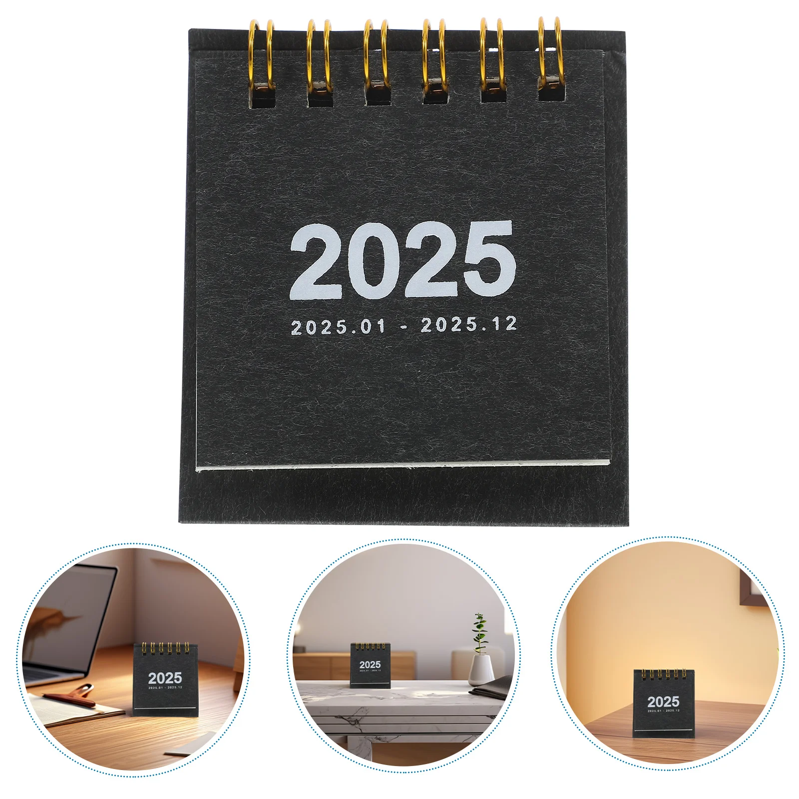 

Mini 2025 Desk Compact Flip Standing Spiral Bound Firm Paper Office Decor Small Desktop For Classroom Use Lightweight