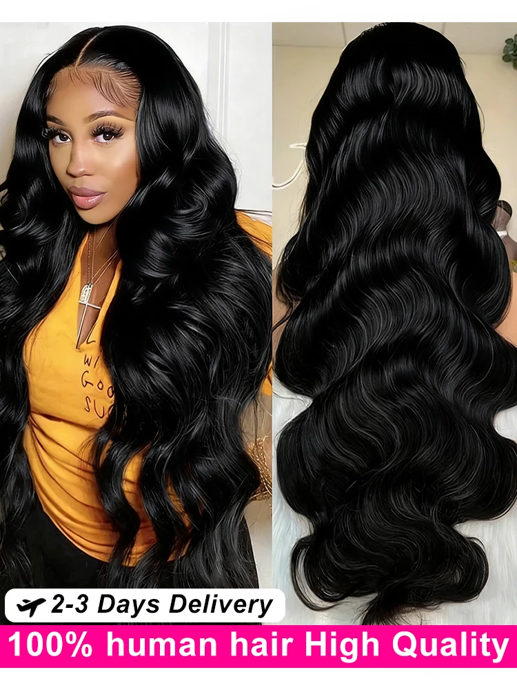 

Парик с HD-кружевной передней частью 13x6, 40-42 дюйма, для женщин, предварительно прорезанный, из бразильских человеческих волос, 100% натуральные человеческие волосы