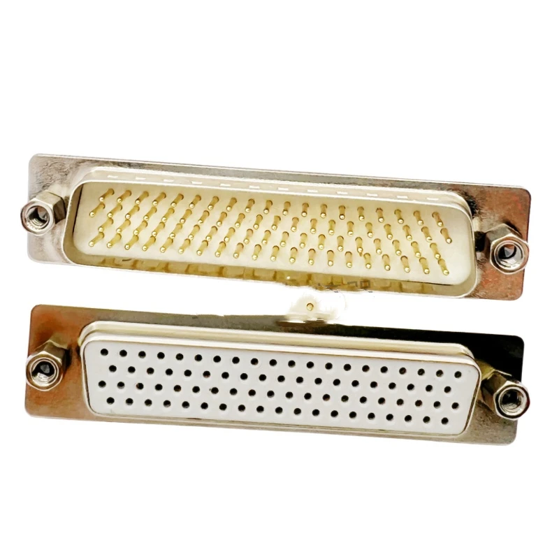 Four Row DB78 Female Head HDP78 Male Seat Straight Insertion Soldering Plate Gold-plated Solid Car Needle Insertion Plate Riveti