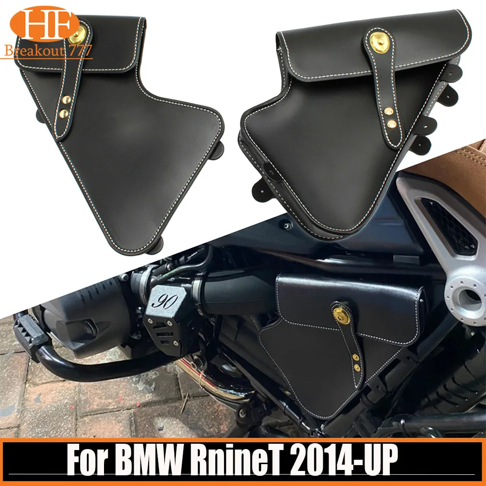 

2Pcs Motorcycle Maintenance Frame Sides Tool Bag Leather Bag For BMW RnineT 2014-UP RnineT Pure Racer Scrambler