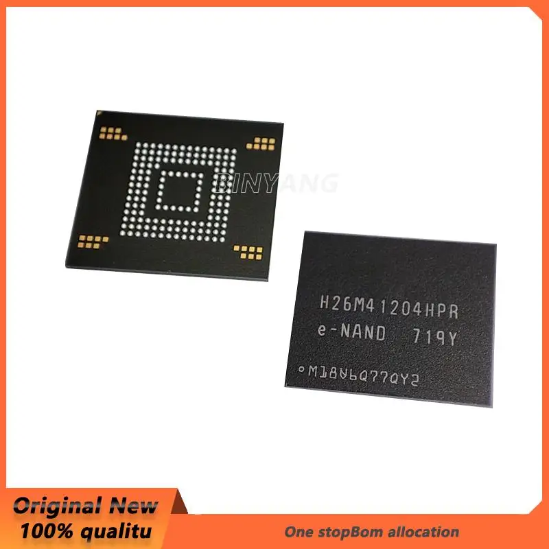 100% New Original H26M41204HPR eMMC Ver 5.1 BGA-153 H26M41204 In Stock