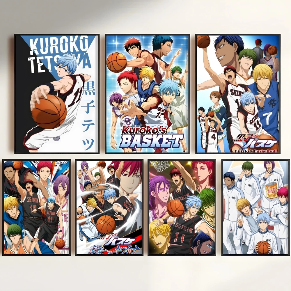 K-Kuroko No Basuke Basketball Painting Calligraphy Wall Art HD Canvas Oil Painting Posters Prints Home Bedroom Decor Gift