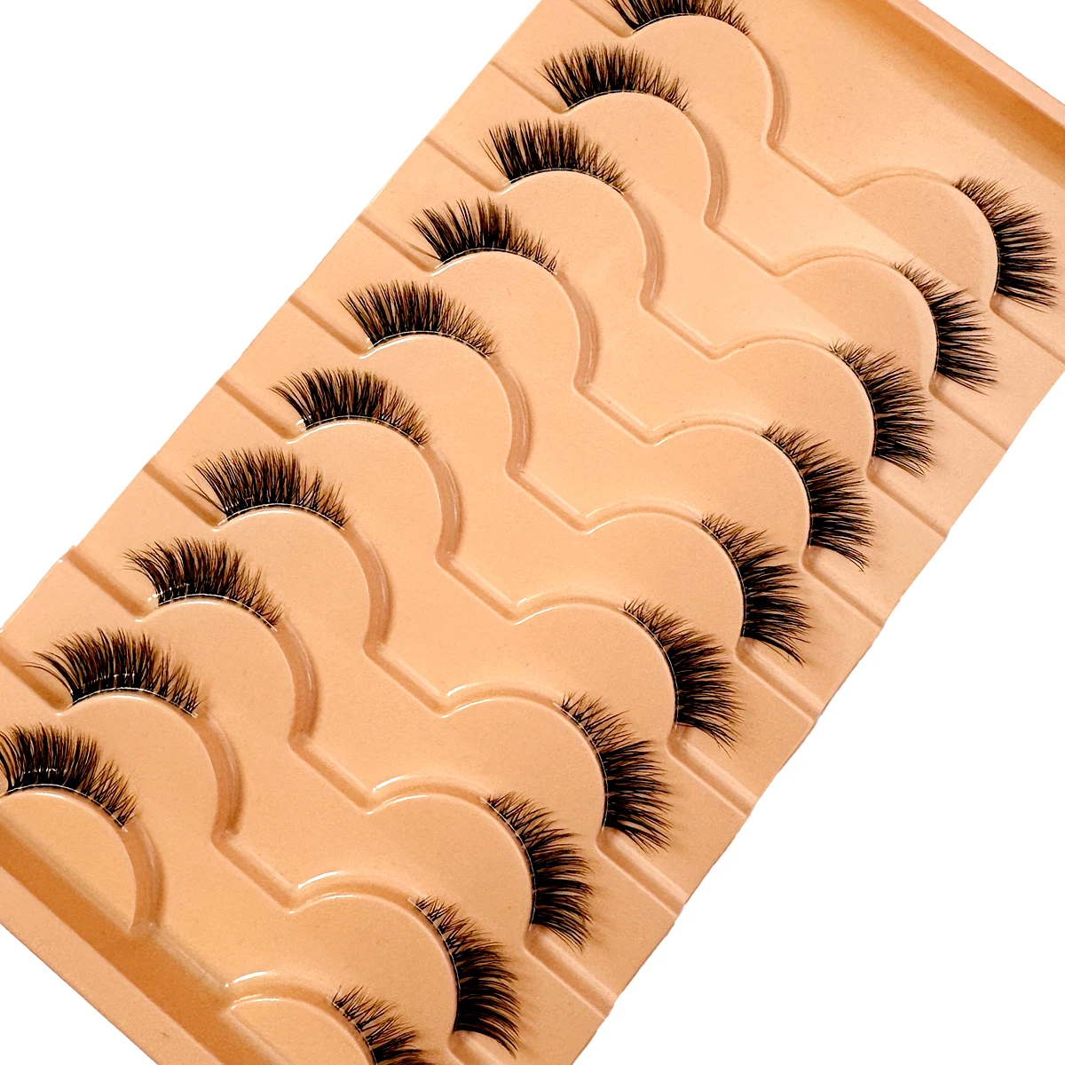 5/7/10 Halbe wimpern Natürliche 3D Nerz Wimpern Wispy Flauschigen Falsche Wimpern Verlängerung Nerz Wimpern Make-Up Werkzeuge Faux Cils maquillaje