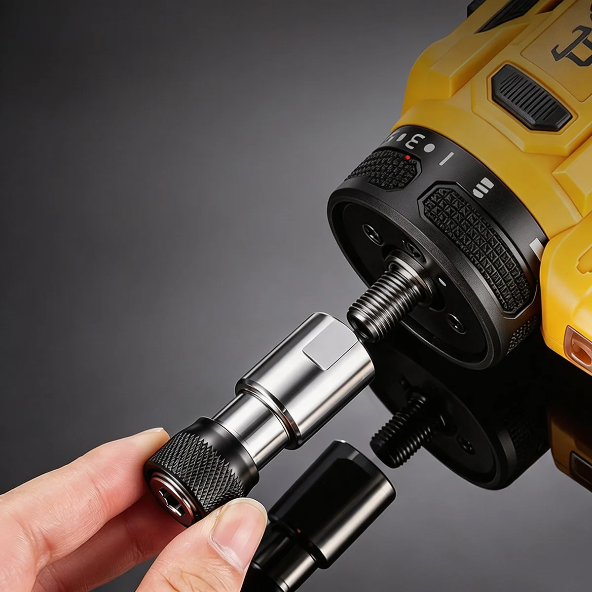 Drill Bit To Hex Shank Adapter Quick Change Conversion Head 6.35mm Threaded Electric Screwdriver Socket Converter Power Tool