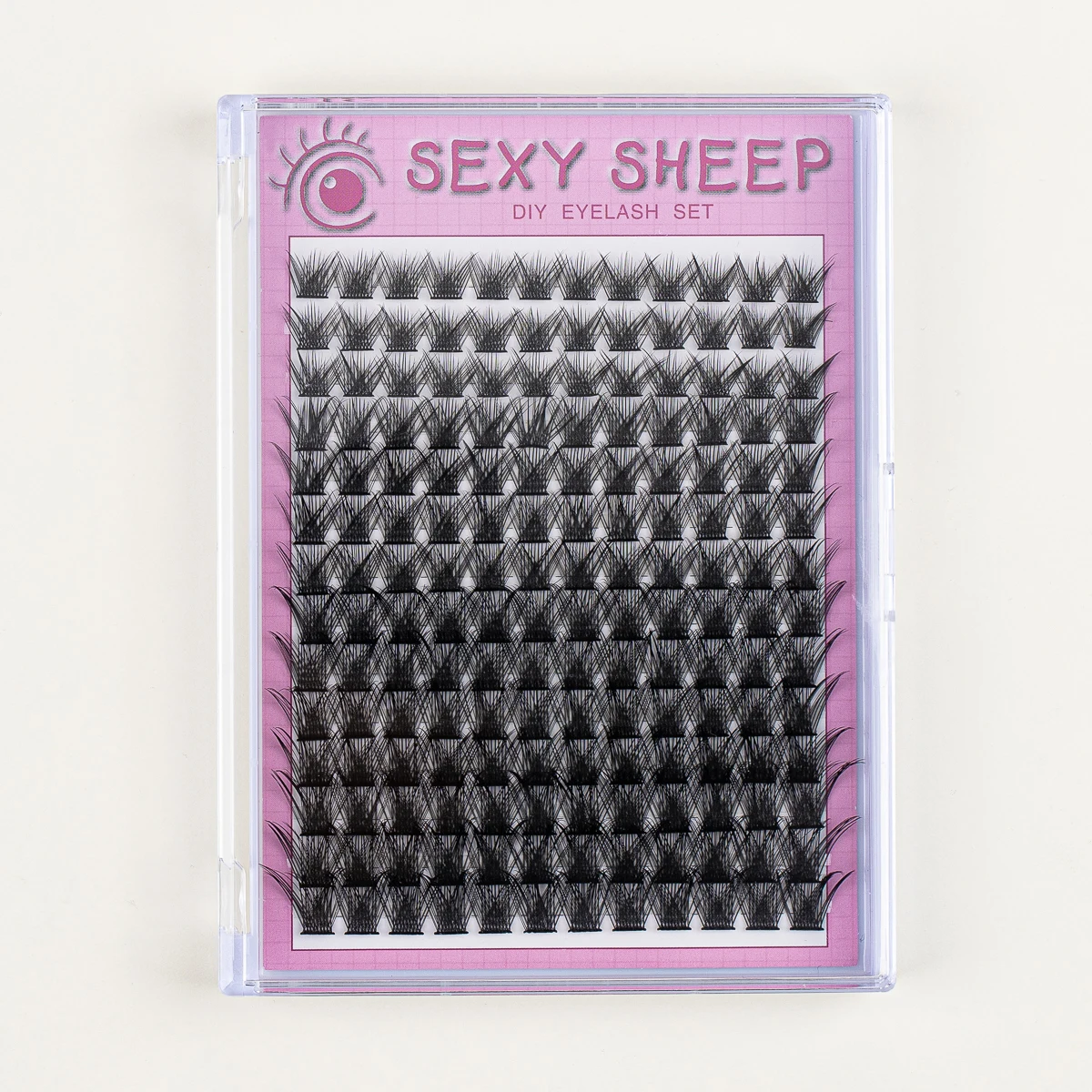 DIY Lash Extension Kit 168pcs Lash Clusters Kit with Mascara Brush Bond and Seal Lash Glue Remover Lash Tweezers