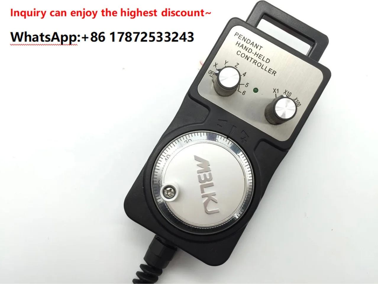 Electronic handwheel 4/6-axis selection, wide range lathe machining, CNC machine tool, PLC external pulse box