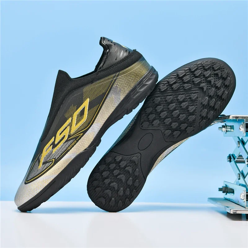 Neue Herren-Fußballschuhe, Sportschuhe, Futsal, hoher Knöchelschutz, atmungsaktiv, rutschfest, hochwertige, ultraleichte Fußballschuhe für Outdoor-Spiele – Detail 10