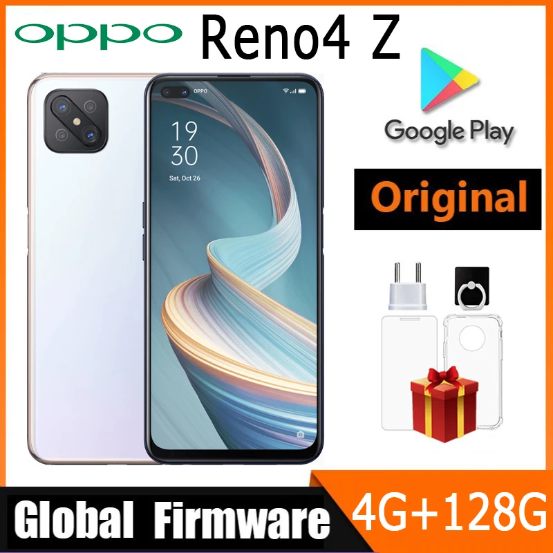 OPPO Reno4 Z 5G mobile phone Global firmware 4GB+128GB 6.57 