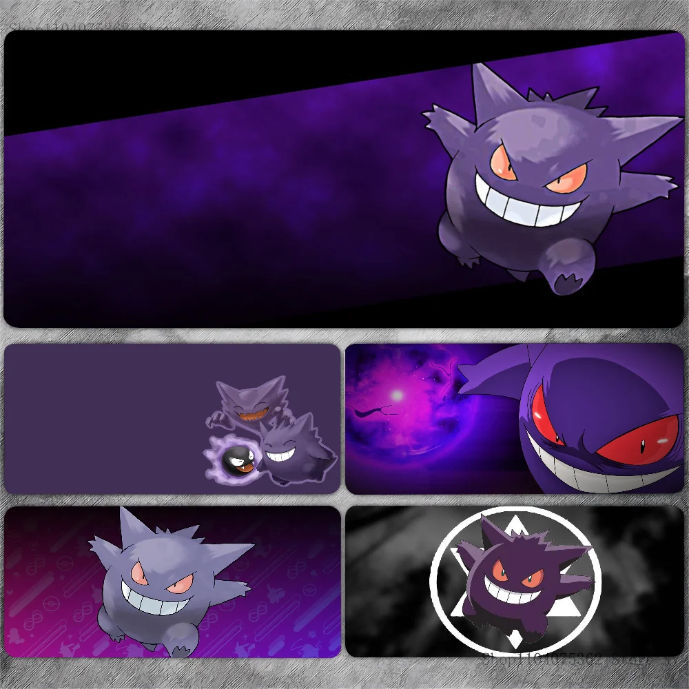 Non-slip Mouse Pad P-Pokemon Gengar Grande Suitable For Office Computers Laptops E-sports Game Desk Mats XXL Keyboard