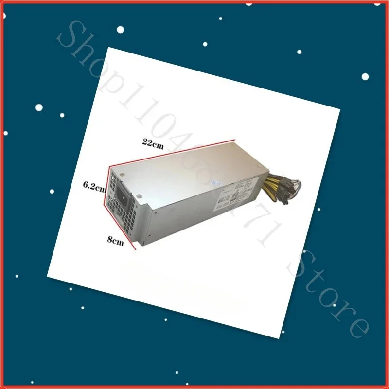 L New PSU For Dell Optiplex 3040 3250 3650 3046 5040 7040 7050 8Pin 500W Power Supply L180ES-00 H240EM-00 B240NM-00 AC240AM-00