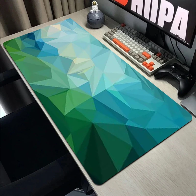 Dimensional Diamond-shaped Mouse Pad Pc Gamer Accessories Mousepad Anime Office Table Mat Carpet Rug Bureau Gaming Notebooks