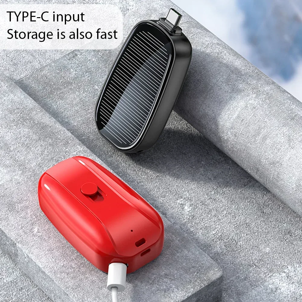 1200mAh Portable Solar Power Bank 5