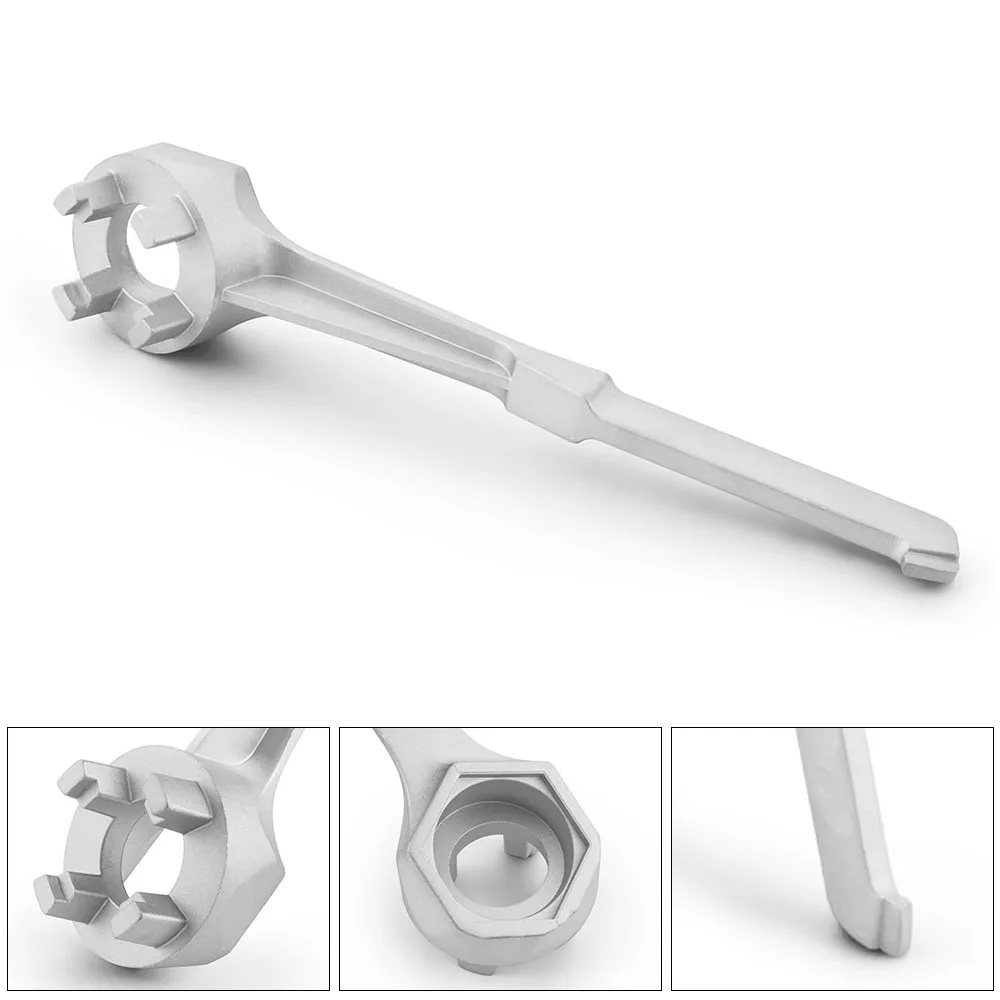 

Барабанный ключ, алюминиевый масляный барабан, гаечный ключ для открывающейся крышки 10, 15, 20, 30, 55 галлонов, стандартная вилка ﻿