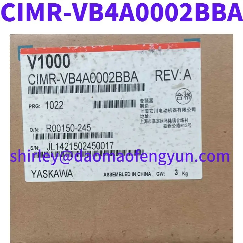 Imagem -04 - Brand Novidades Frequency Converter Cimr-vb4a0002bba