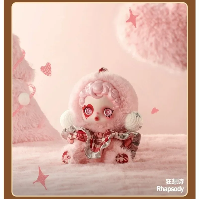 Autentico POPMART SKULLPANDA SP Winter Melody Blind Box Vinile Peluche Ciondolo Bella Ragazza Regalo Di Compleanno Scatola Misteriosa Giocattoli Di Natale
