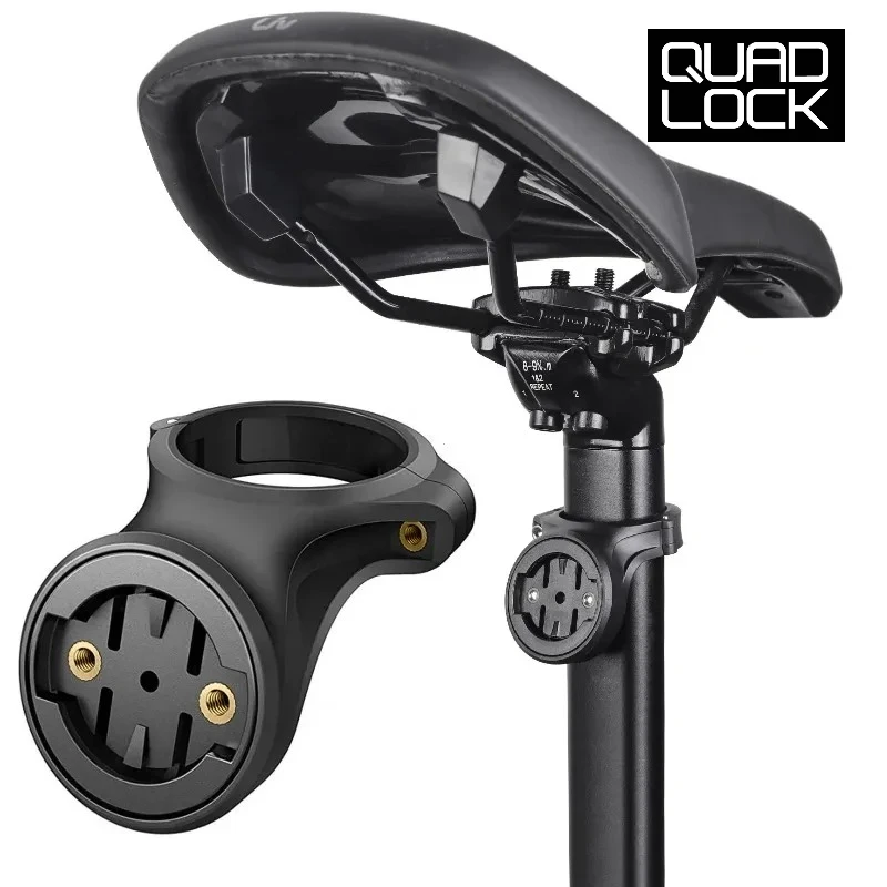 

QUAD LOCK Bicycle Saddle Lamp Mount Bike Seatpost Bracket Taillight Seatpost Holder