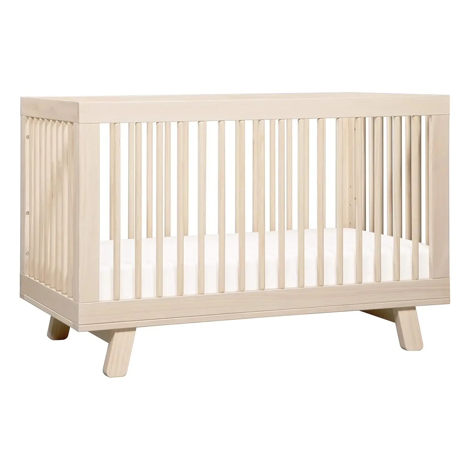 Babyletto Hudson 3-In-1 Converteerbare Wieg Met Ombouwset Voor Peuterbed In Gewassen Natuurlijk, Greenguard Gold Gecertificeerd