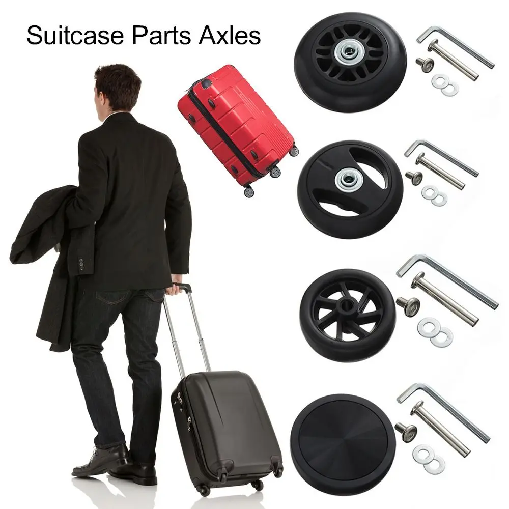 Durable Universal Replace Wheels With Screw Travel Luggage Wheels Suitcase Parts Axles Replacement Caster Wheel Repair Kit