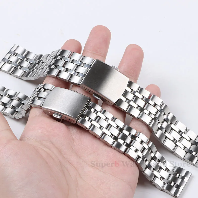 20mm 22mm Stainless Steel Watch Strap Metal Watch Band for Huawei Women Men Universal Replacement For Samsung Fossi