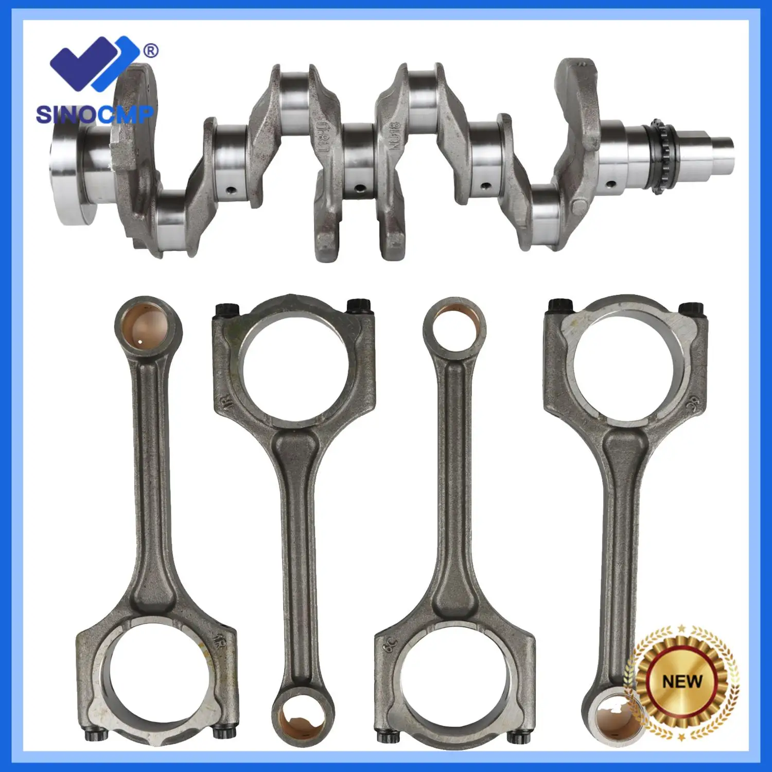 

New Engine Connecting Rod Set & Crankshaft For 2014-2016 Kia Forte G4NB 1.8L 622V62EH00 23510-2E101 Car Accessories