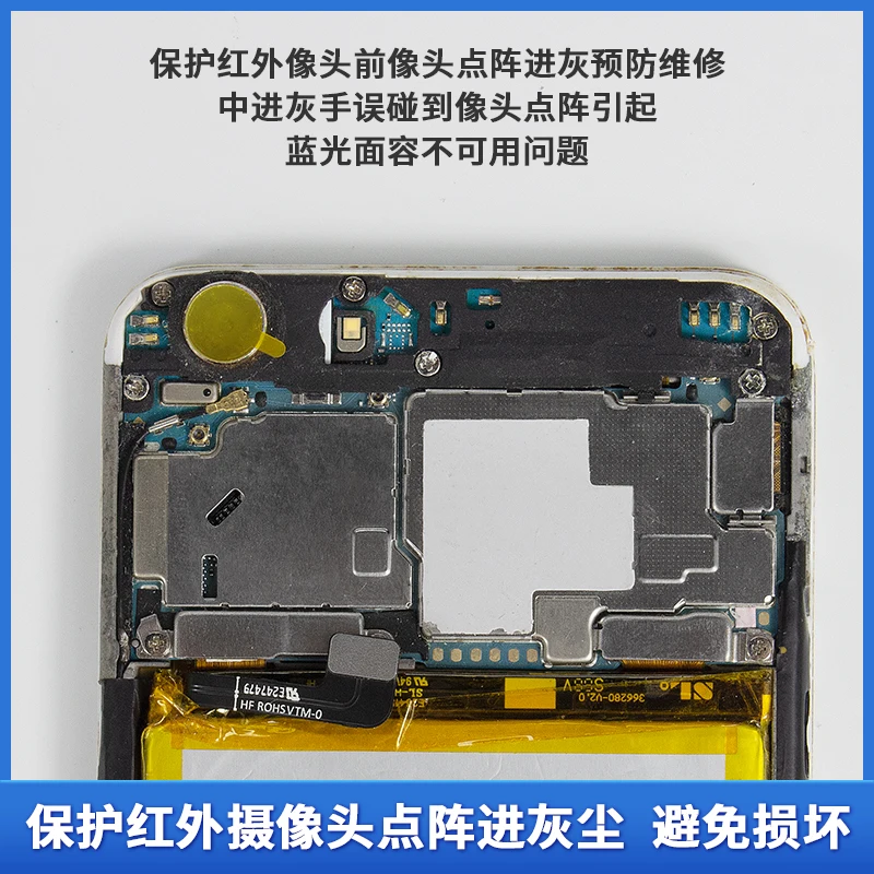 100Pcs Camera Bescherming Sticker Infrarood Dot Matrix Hoge Temperatuur Tape Stofdicht Sticker Voor Mobiele Telefoon Reparatie