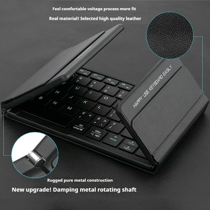 Full Size Digital Folding Keyboard Three Mode Portable Ipad Mobile Phone Tablet Computer Notebook Bluetooth Wireless Mouse