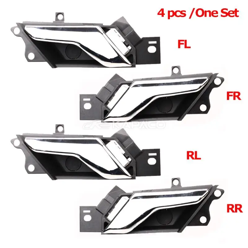 Interior Door Handle Inside Inner Chrome Left / Right For Chevrolet Captiva Sport 2012-2015 Saturn Vue 2008-2010 Opel Antara