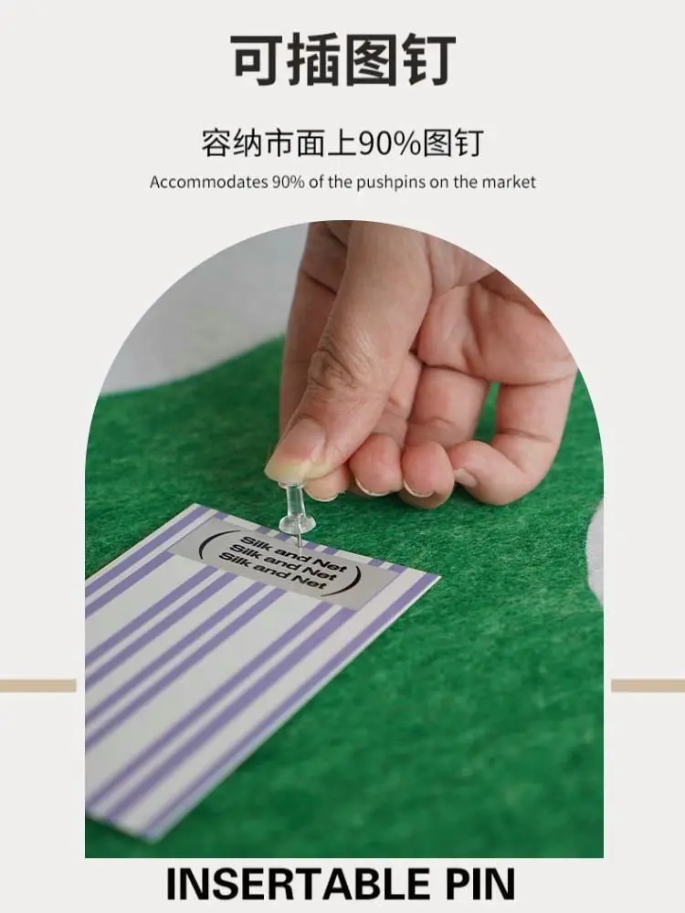 Panneau décoratif créatif en feutre, panneau d'affichage de cadre photo en feutre de laine, mur, mur de fond de chambre à coucher 1 pièces