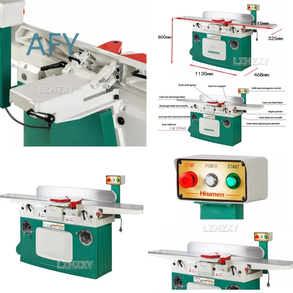 3000W Electric Wood Thicknesser Planer for DIY Woodworking Tools for Carpentry Projects for Wood Cutting Shaping Surfacing