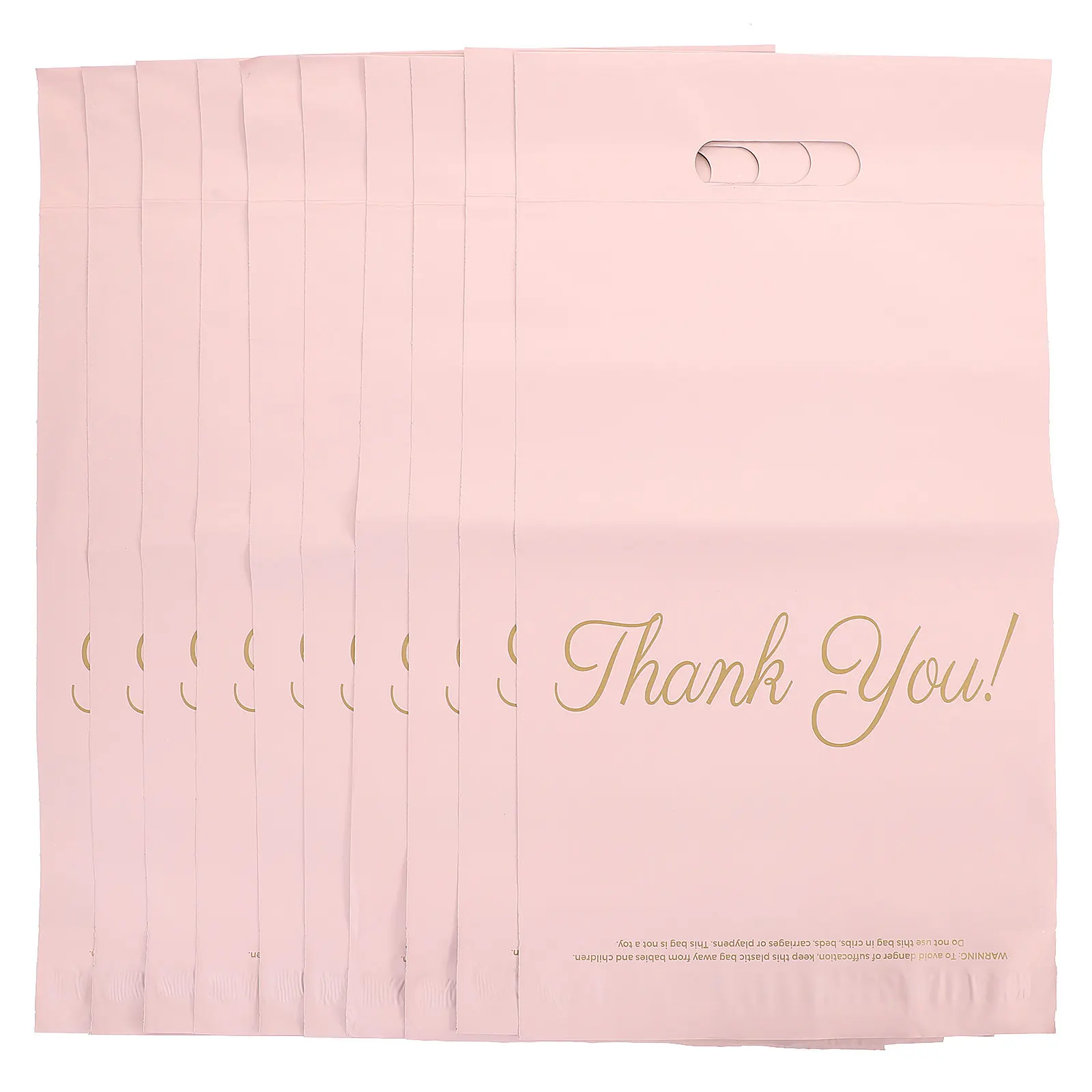 

100Pcs Thick Clothes Shipping Bag Waterproof Shipping Mailer Easy Seal Strong Adhesive Portable Clothing Packing Bag