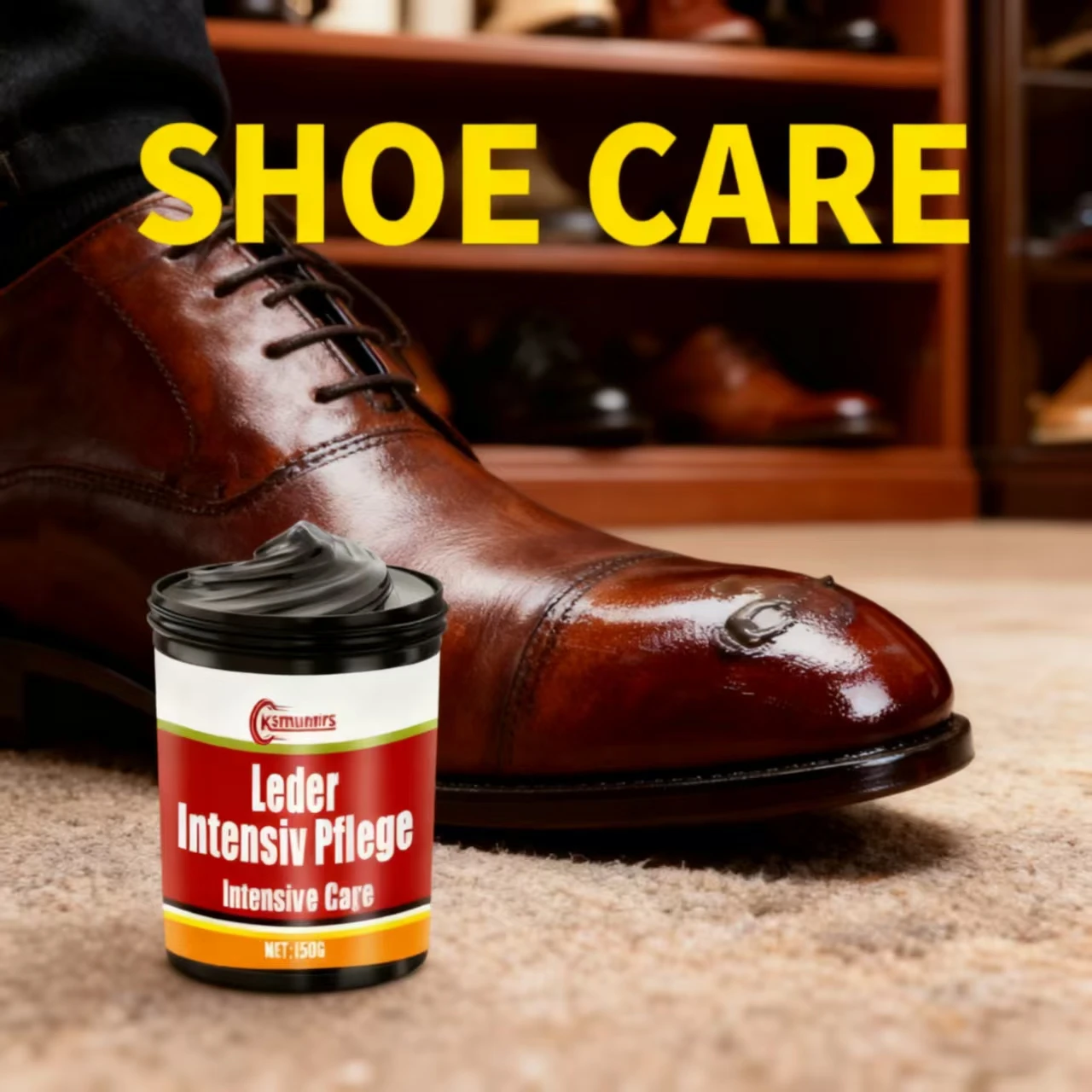 معجون العناية بالجلد المكثف Ksmunnrs 150G، منظف وواقي جلدي متعدد الوظائف، رعاية احترافية للجلد الناعم