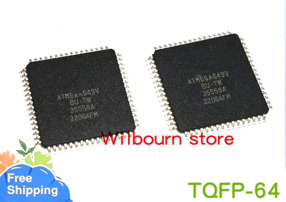 5PCS/LOT ATMEGA649V-8AU ATMEGA649V 8U-TW TQFP64 New original