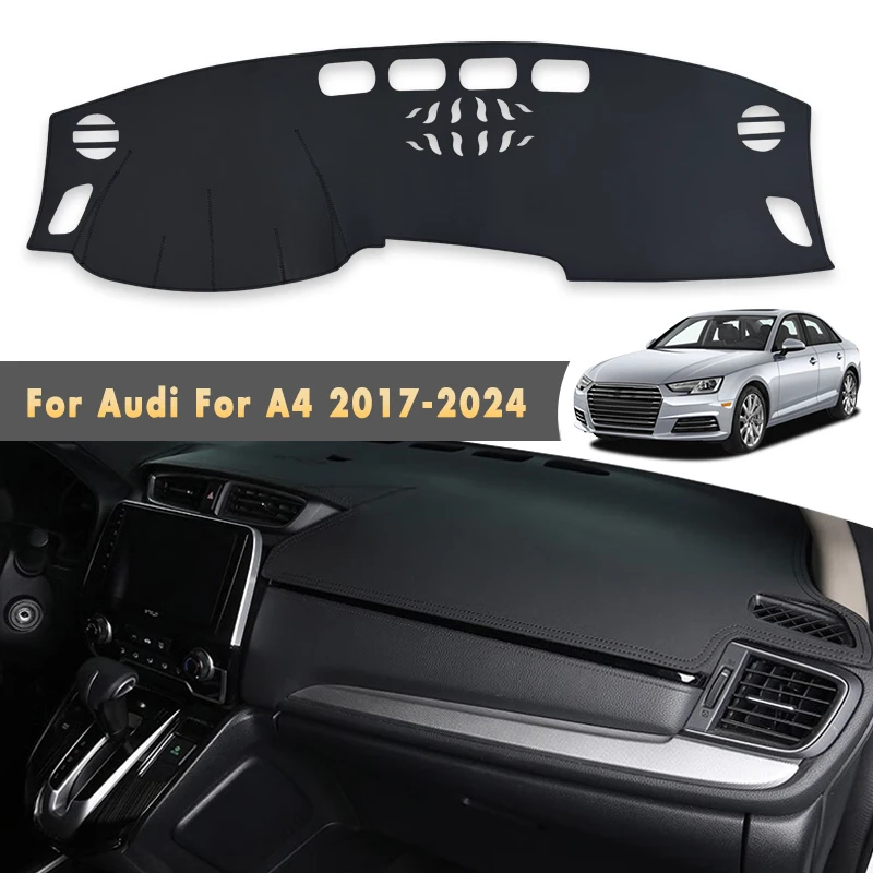 Car Dashboard Covers For Audi A4 2024 2023 2022 2021 2020 2019 2018 2017 Mats Sun Shade Instrume Panel Accessories Waterproof