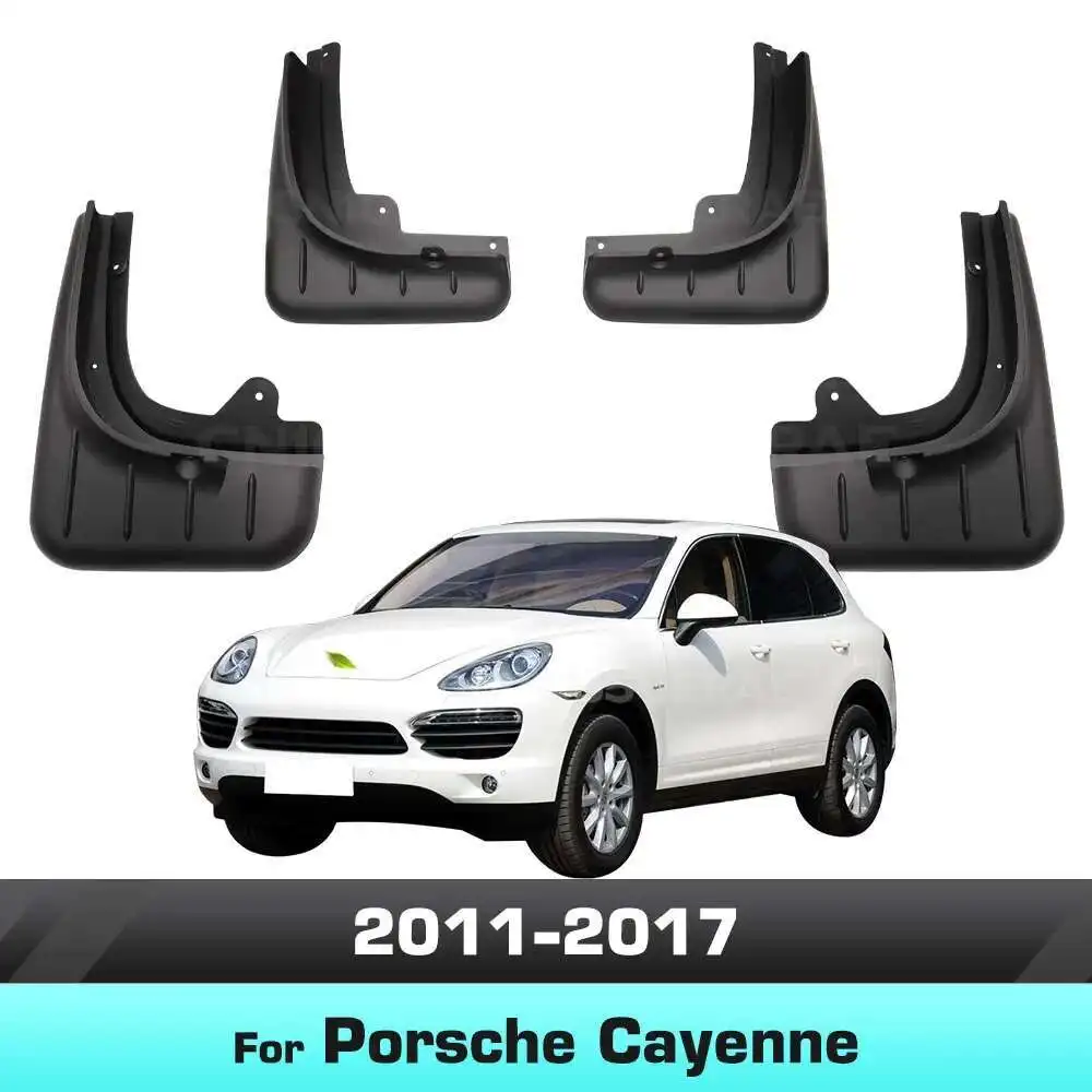

High Quality Automobile Fender Mudguards Mud Flaps For Porsche Cayenne 92A 2nd Gen 2011 2012 2013 2014 2015 2016 2017