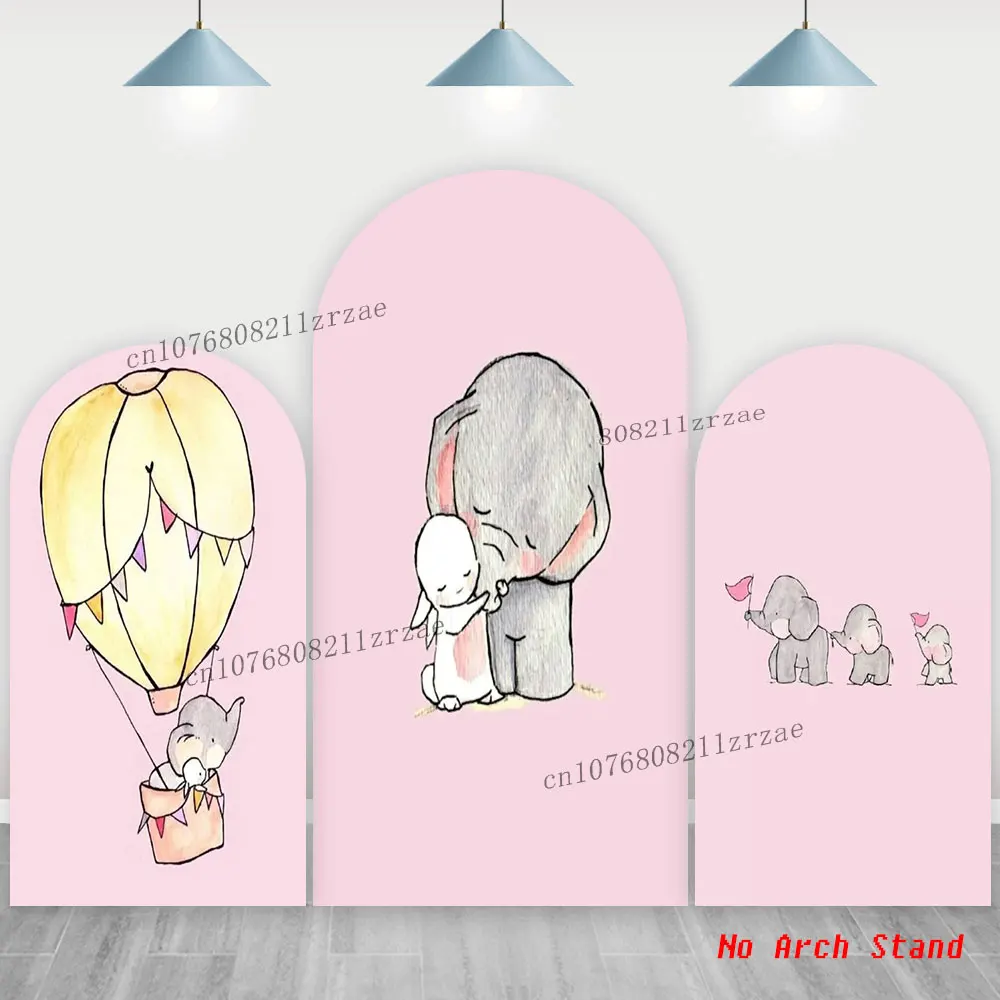 

Dumbo Arch фон для детей и девочек на день рождения милые розовые украшения детский душ баннер плакат фон настенный реквизит для фотосъемки