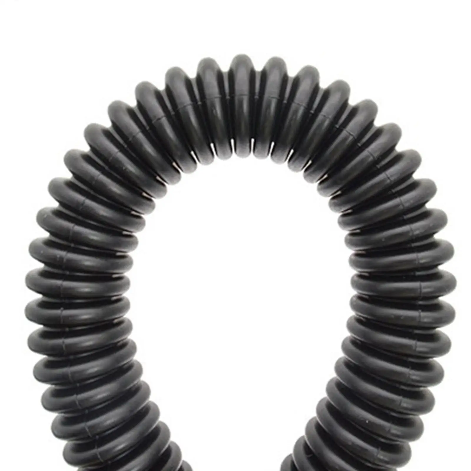 Black Enhanced Dive Gear Corrugated Hoses For Diving Professionals Good Ductility Diving Accessory