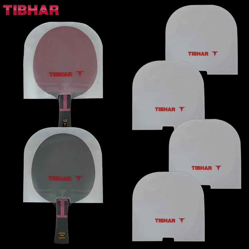 

Ракетка для настольного тенниса TIBHAR, противопыльная пленка, многоразовая липкая резиновая защитная крышка, пылезащитная водонепроницаемая сумка для обслуживания весла