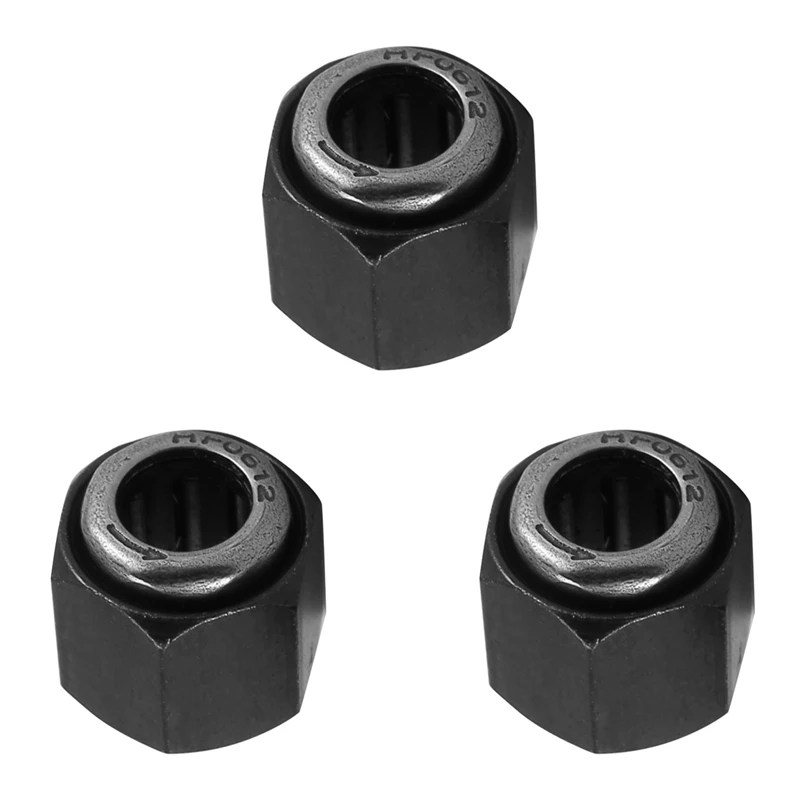 3PCS R025 12Mm One Way Bearing Hex Nut For RC 1/10 HSP-RC Model Car Buggy-Truck VX 28 21 18 16 Nitro Engine