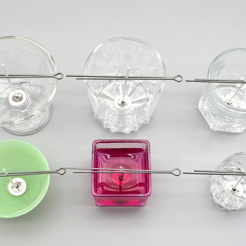 3/10 قطعة شمعة الفتيل أصحاب كليب الفتيل المثبت أصحاب المعادن الفتيل توسيط جهاز أدوات الشمع الأساسية كليب استقرار لصنع الشموع #4