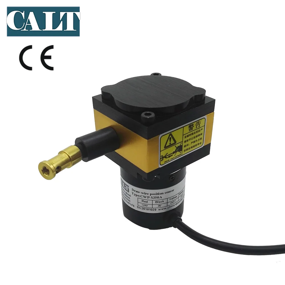 Sensore di posizione di spostamento a filo analogico da 250 mm 0-5 V