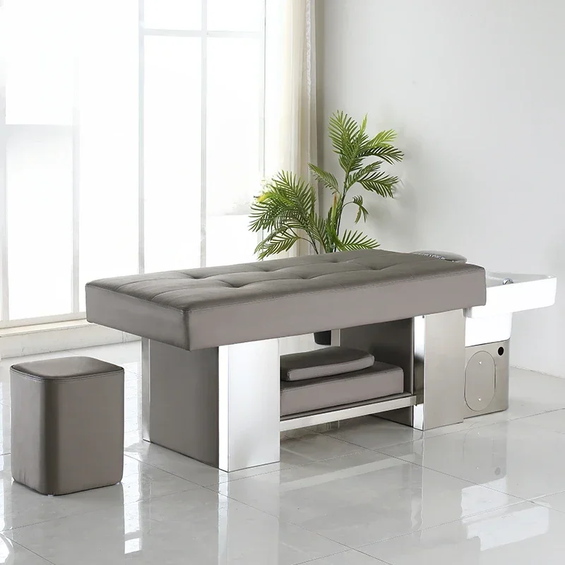 디스플레이 의자 샴푸 침대 스타일리스트 세면대 미용 유압 샴푸 순환 분지 Sillas 상업용 Cadeira 호텔 가구