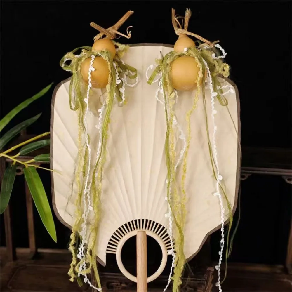 القرع الطراز القديم Hanfu دبوس الشعر التدرج الملونة حبل شرابة البوهيمي العرقية خشنة الرياح خرافة كليب #1