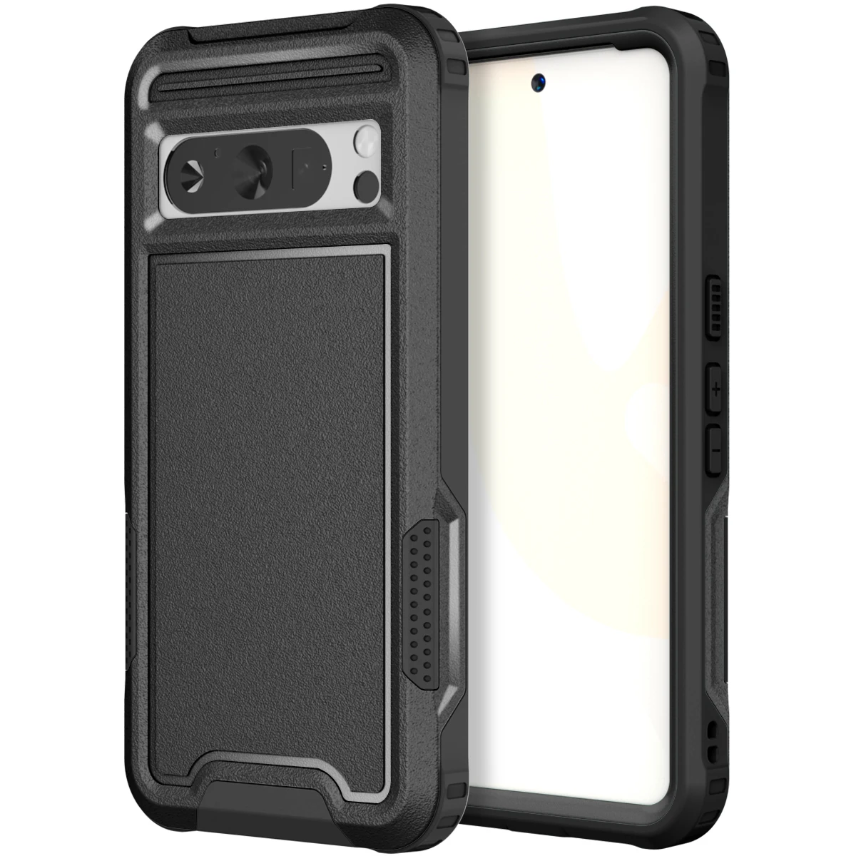 Pixel 8 Pro Cases, Heavy Duty Drop Protection Anti-skid Rugged Shockproof/Dust Proof 3-Layer Case For Google Pixel 8 Phone Cover