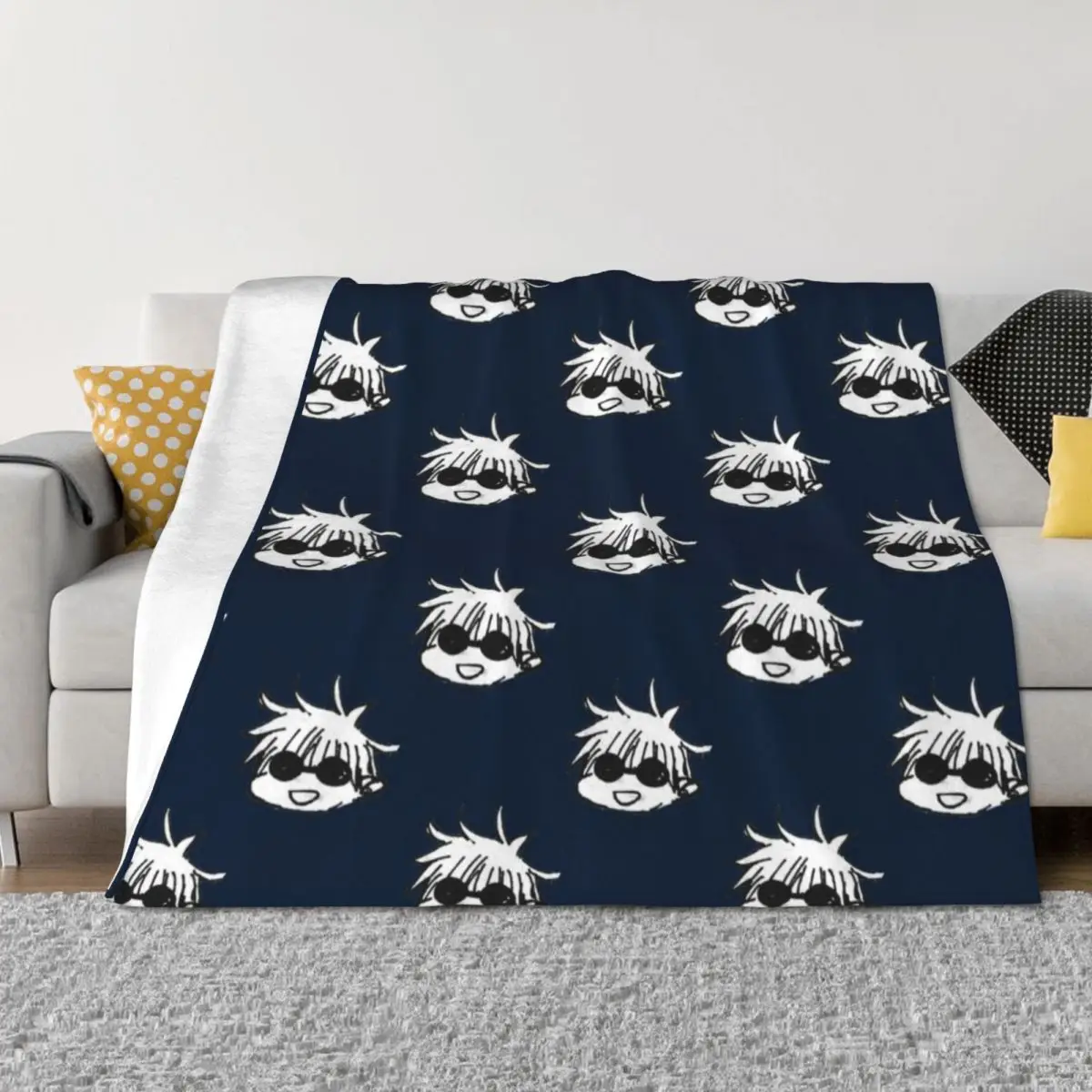 yowai mo رمي بطانية منقوشة أريكة سياحية بطانيات الفانيلا #1