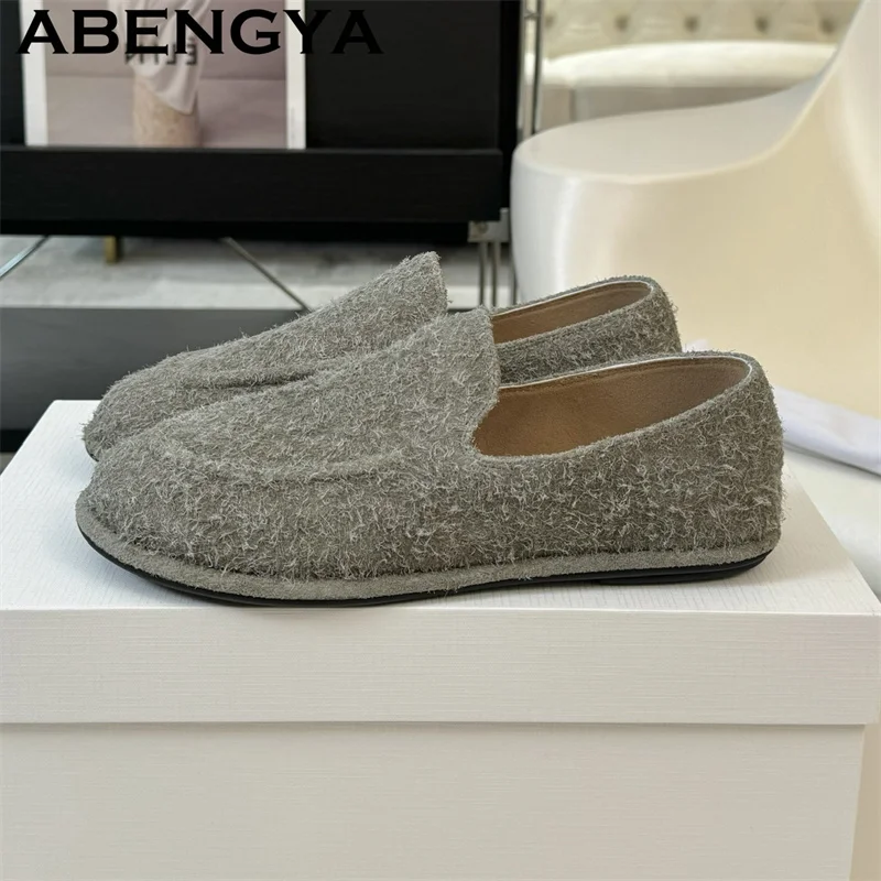 Women's Round Toe Slip On Loafers Shoes 2026 New Ladies Moral Training Shoes Spring Summer Casual Flat Walking Shoes Women