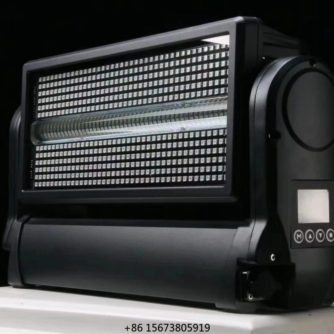 Outdoor IP65 1000W RGB Full Color LED Stormy Strobe Flash Light for DJ Concert Stage Lighting