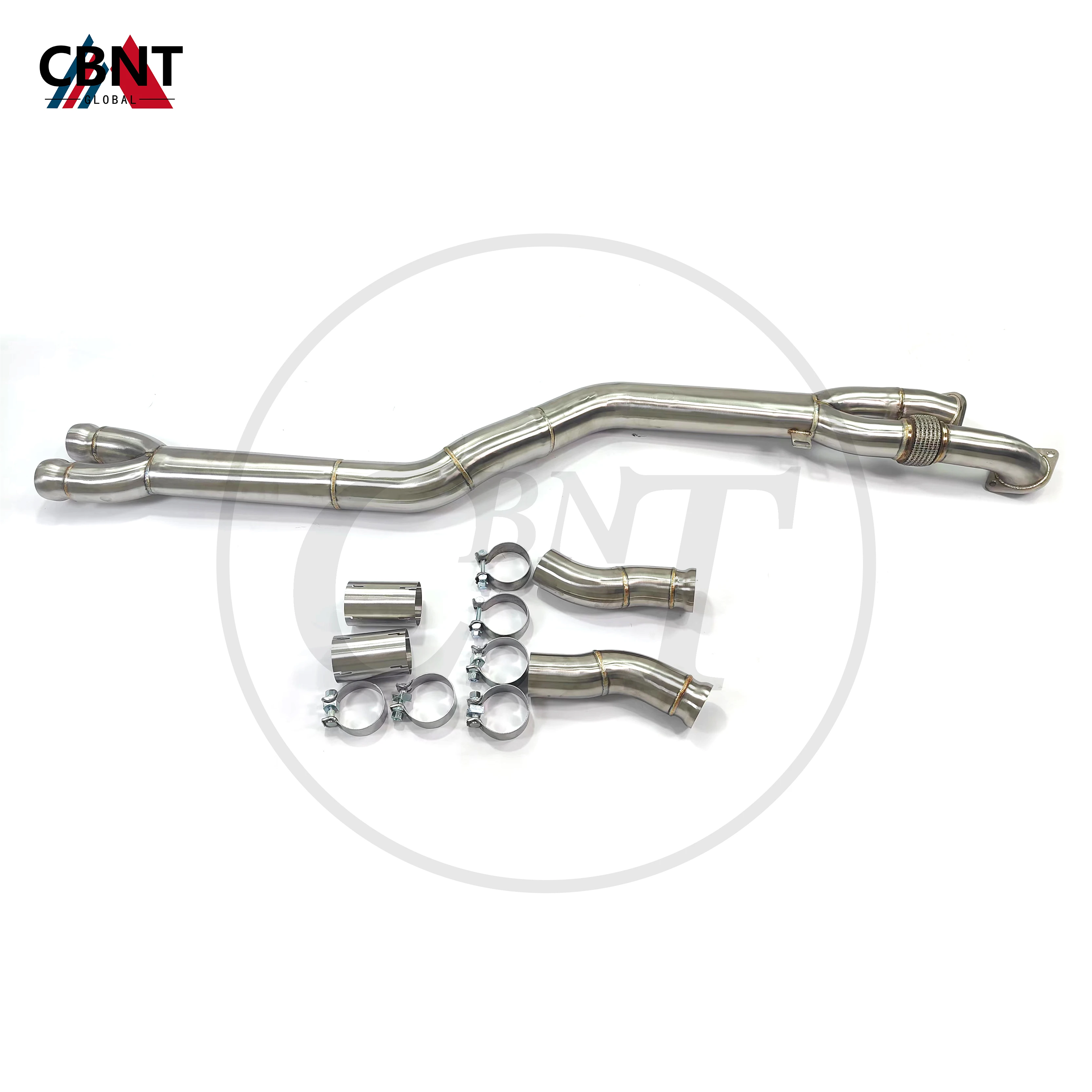 

CBNT High Quality 2.75/3.5 Inch Exhaust System Middle Pipe Performance Stainless Steel Midpipe For BMW M3 M4 G80 G82