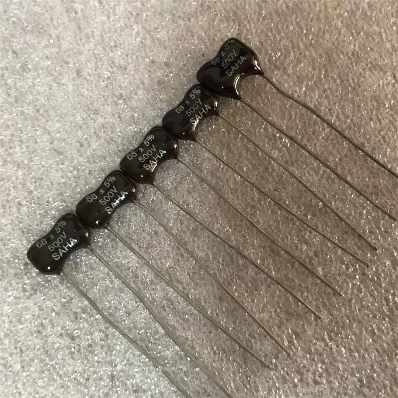 10pcs Brand new original package JAN-SAHA 68PF 500V fever silver mica coupling capacitor from the United States