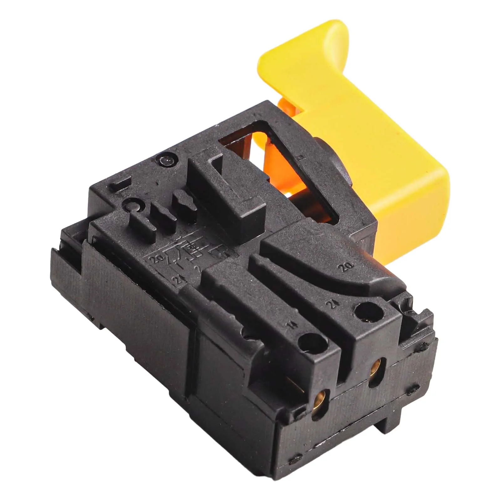 高品質トリガーボタンスイッチセルフレストスペアパーツハードウェアツール電動工具交換 10 (10)A 250V 5E4